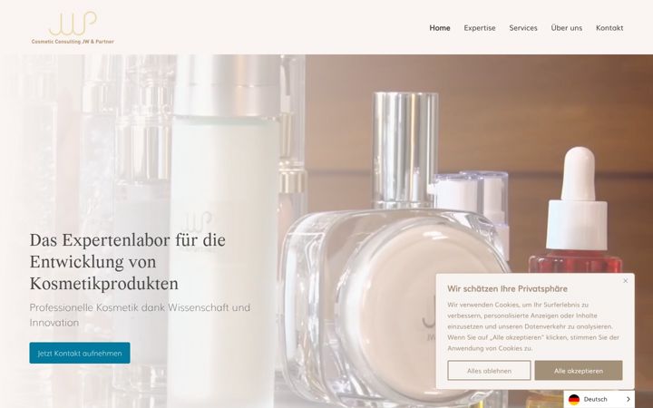 Screenshot of jw-partner.ch