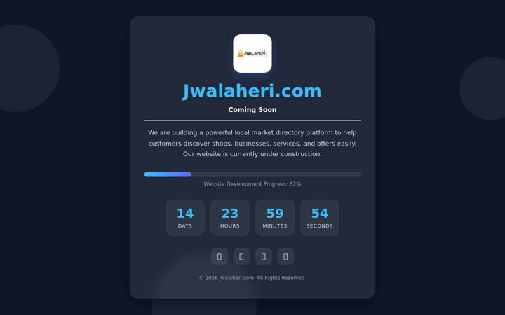 Screenshot of jwalaheri.com