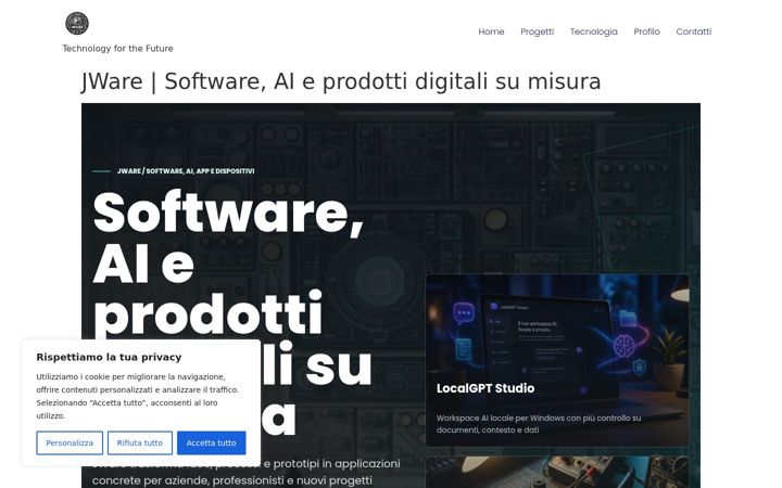 Screenshot of jware.it