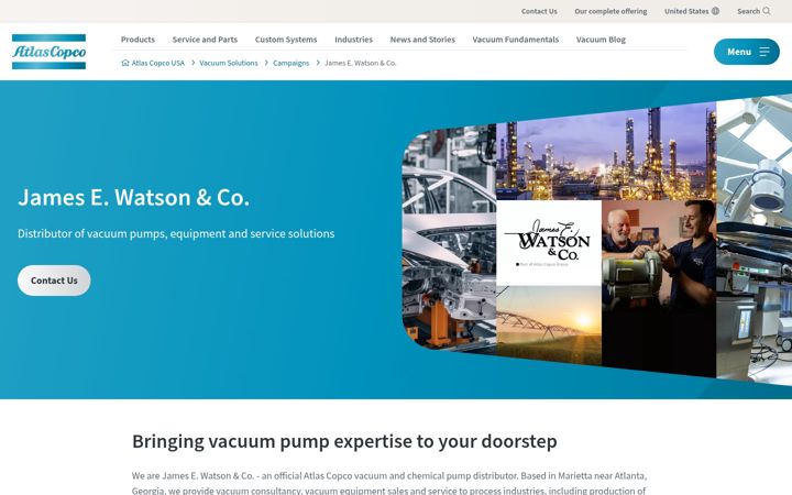 Screenshot of jwatsonco.com