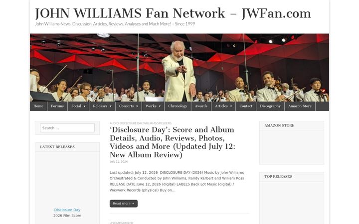 Screenshot of jwfan.com