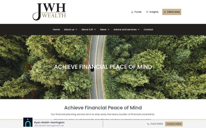 Screenshot of jwhwealth.co.uk