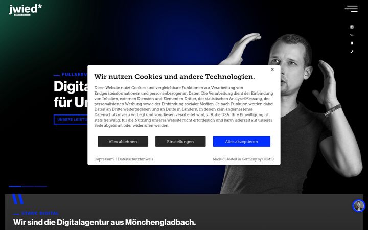 Screenshot of jwied.de