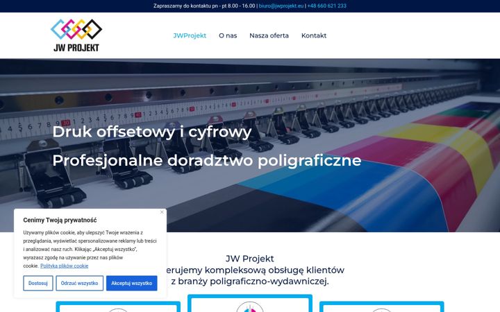 Screenshot of jwprojekt.eu