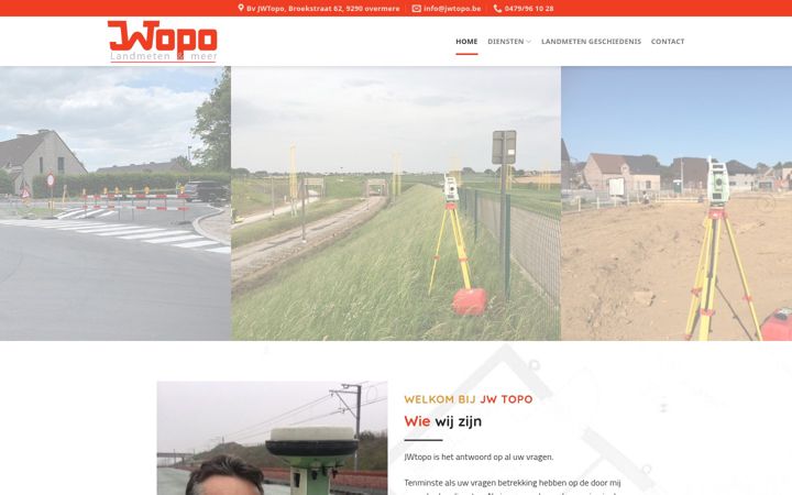 Screenshot of jwtopo.be