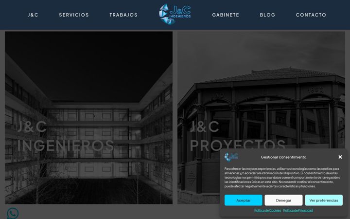 Screenshot of jycingenieros.com