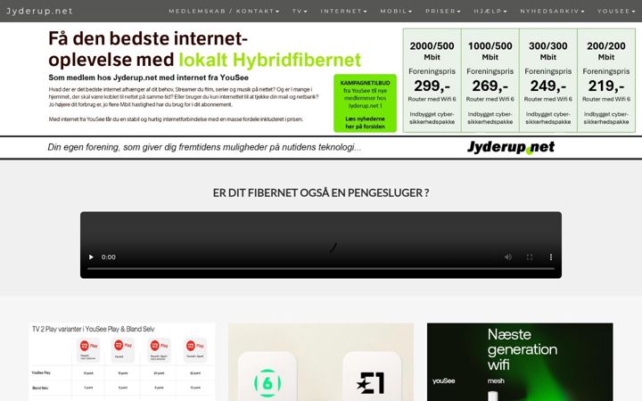 Screenshot of jyderup.net