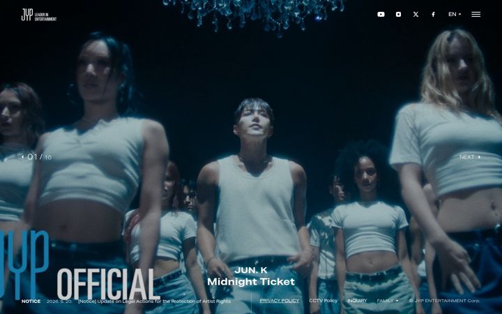 Screenshot of jype.com