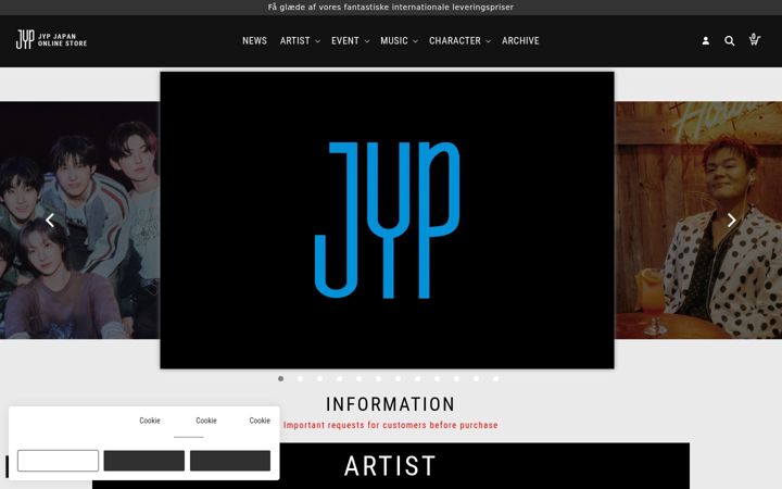 Screenshot of jypj-store.com