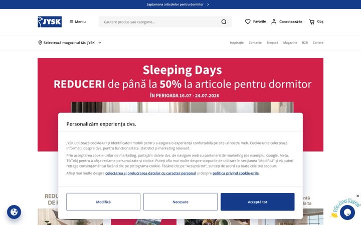 Screenshot of jysk.md