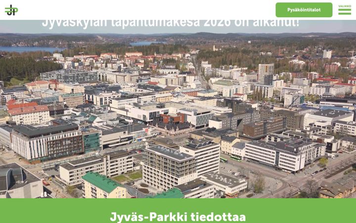 Screenshot ta' jyvas-parkki.fi