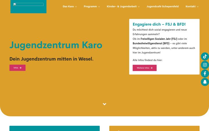 Screenshot of jz-karo.de