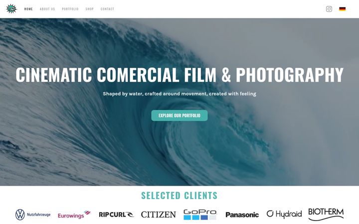 Screenshot of jzmediaproductions.com