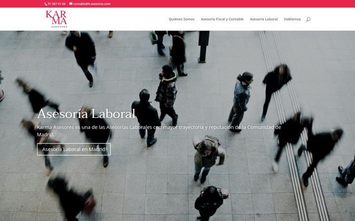 Screenshot of k-asesores.com