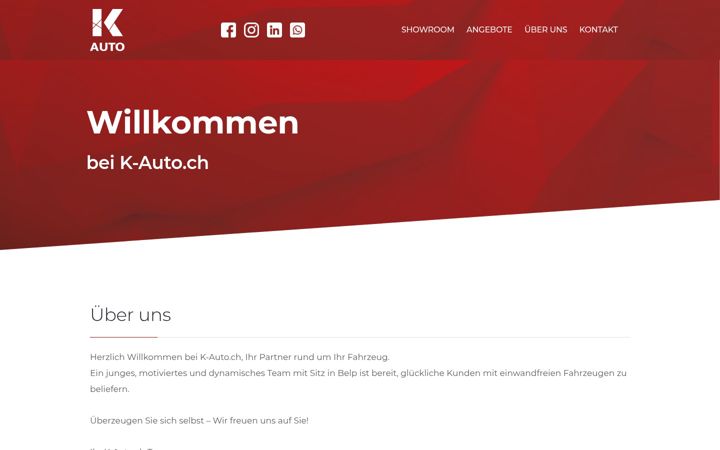 Screenshot of k-auto.ch