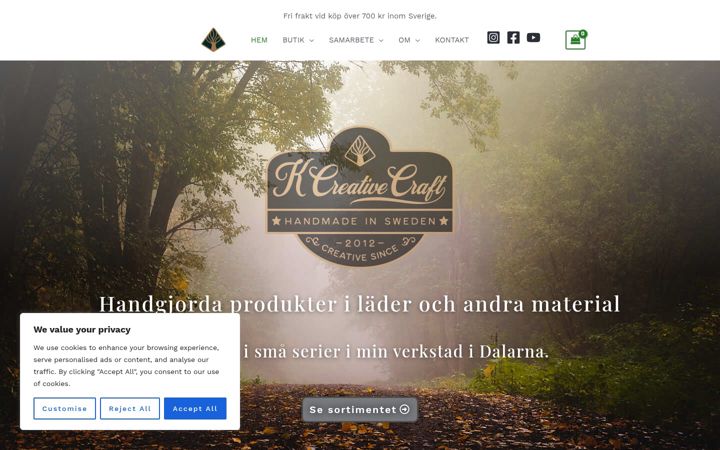 Screenshot of k-cc.se