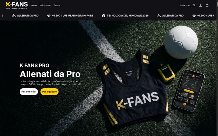 Screenshot of k-fans.com