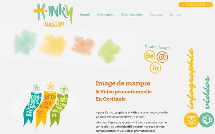Screenshot of k-inkydesign.fr