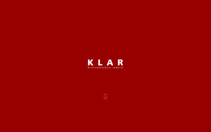 Screenshot of k-l-a-r.de