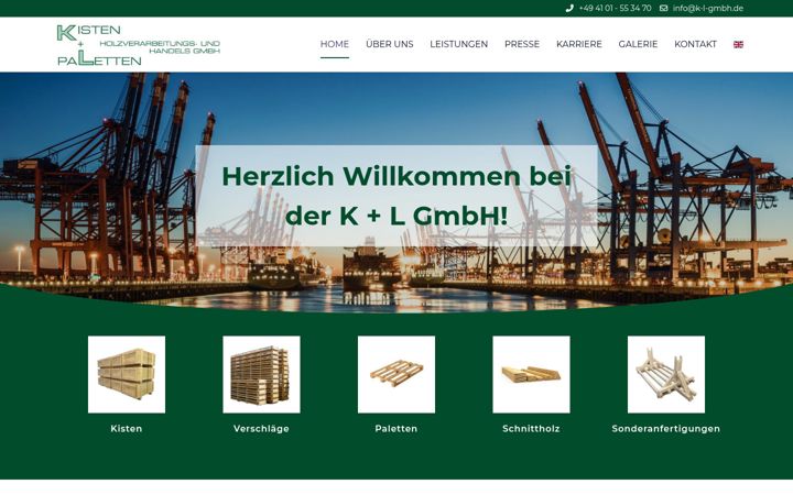 Screenshot of k-l-gmbh.de