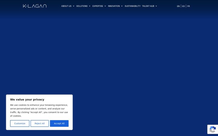 Screenshot of k-lagan.com