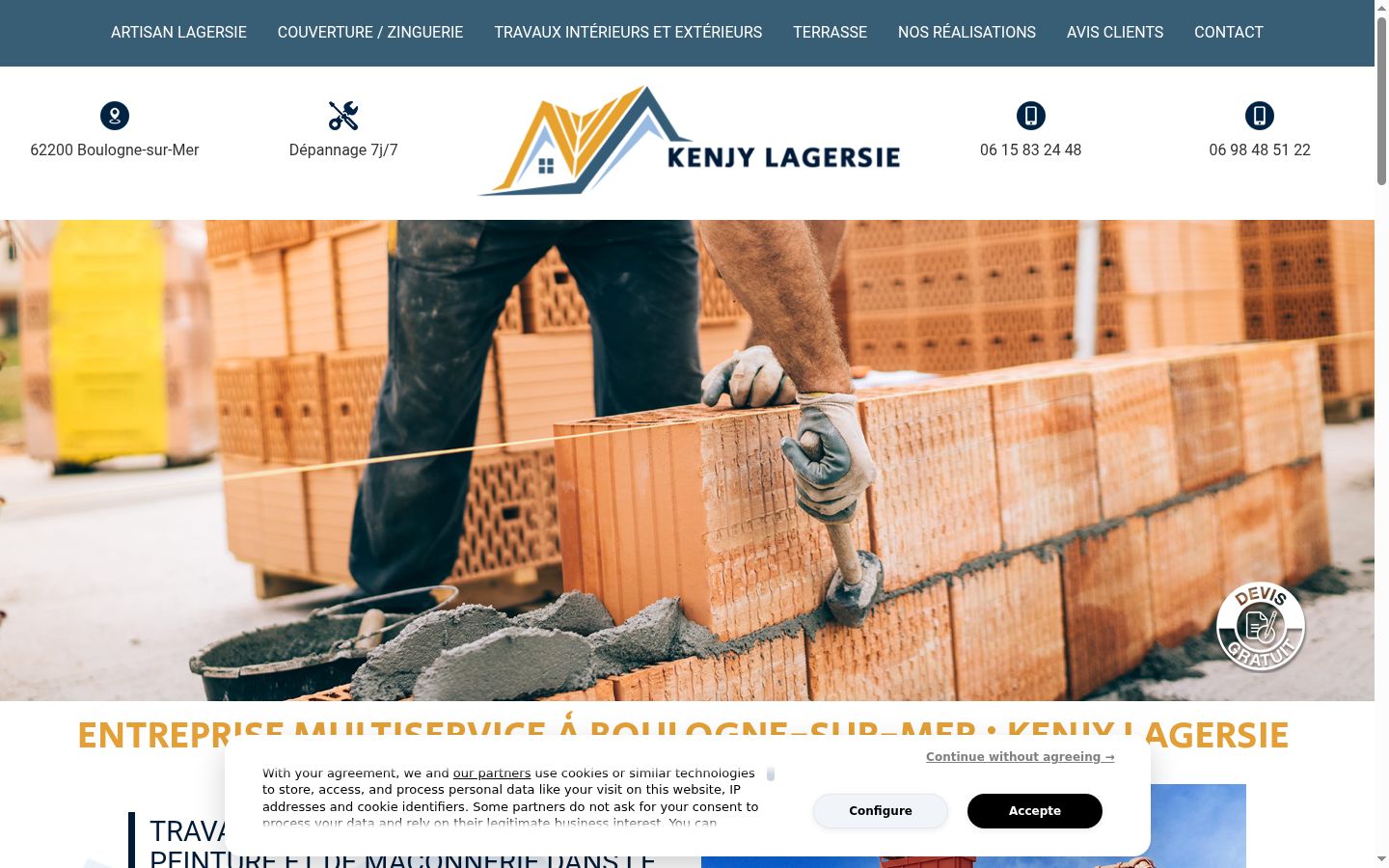 Zrzut ekranu banera zgody wyświetlanego przed jakąkolwiek interakcją