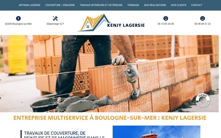 Screenshot of k-lagersie.fr
