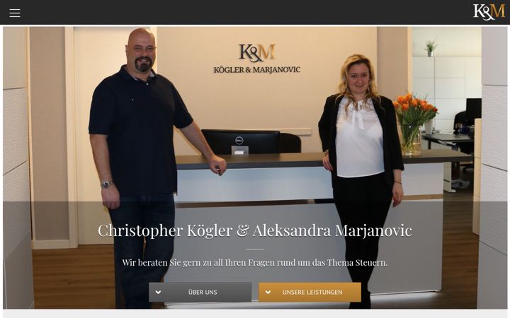 Screenshot of k-m-steuern.de