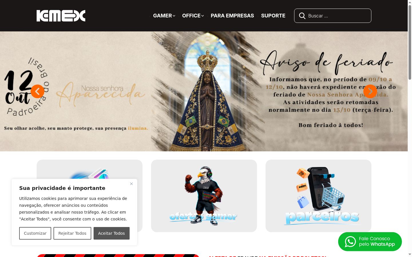 Screenshot tal-banner tal-kunsens muri qabel kwalunkwe interazzjoni