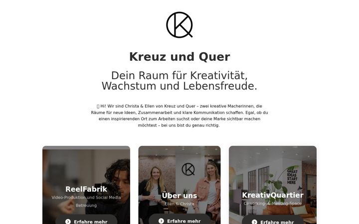 Screenshot of k-quer.de