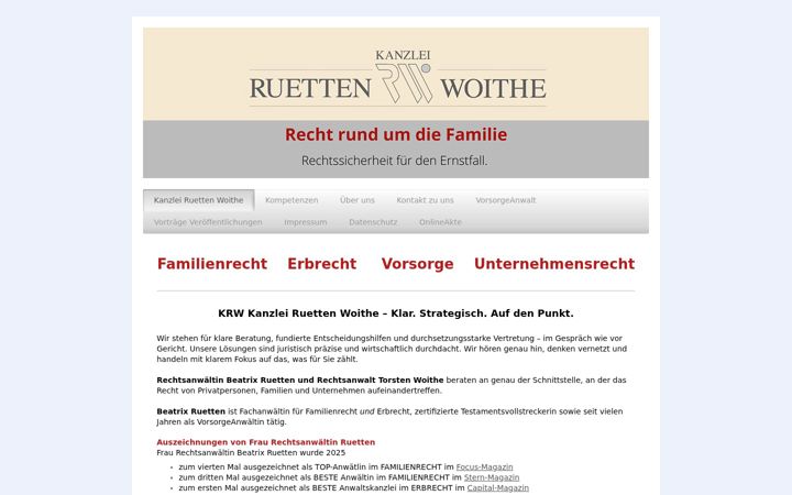 Screenshot of k-rw.de