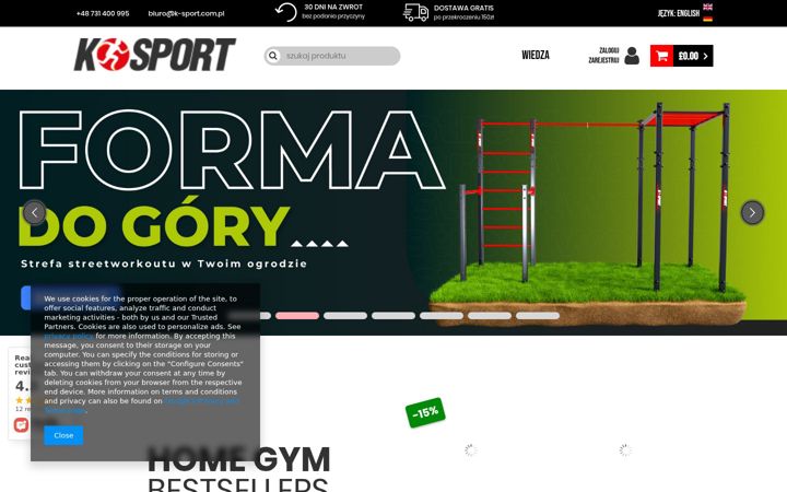 Screenshot of k-sport.sklep.pl