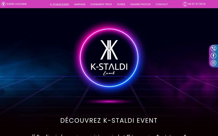 Screenshot of k-staldi-event.fr