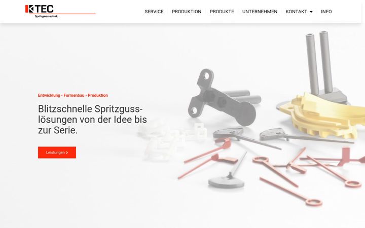 Screenshot of k-tec.ch