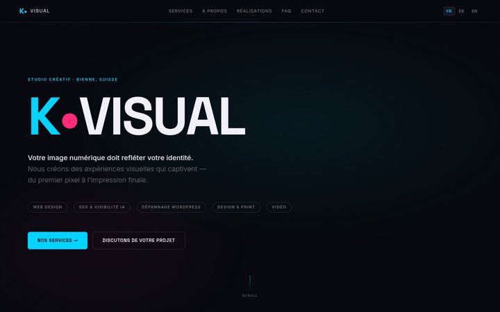 Screenshot of k-visual.com