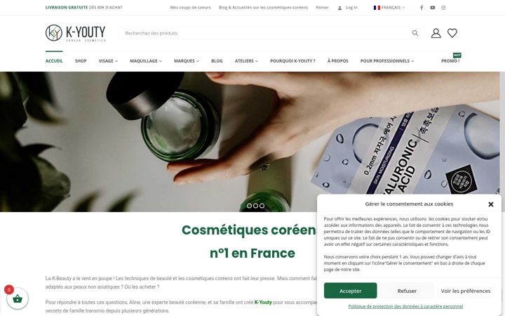 Screenshot of k-youty.fr