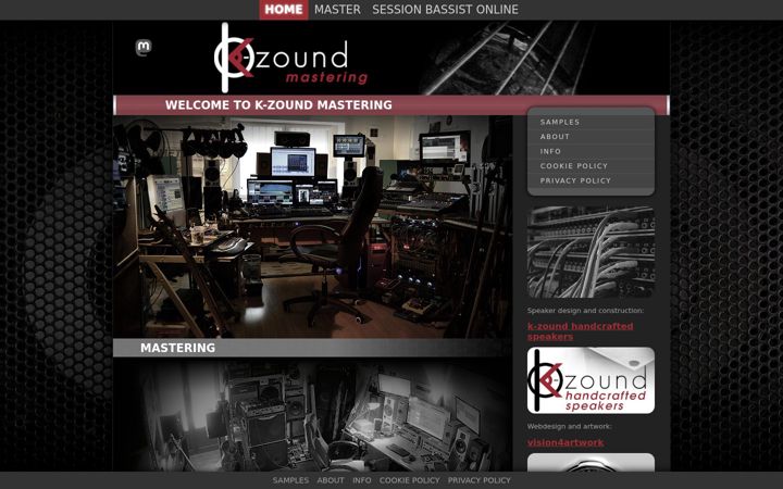 Screenshot of k-zound.com