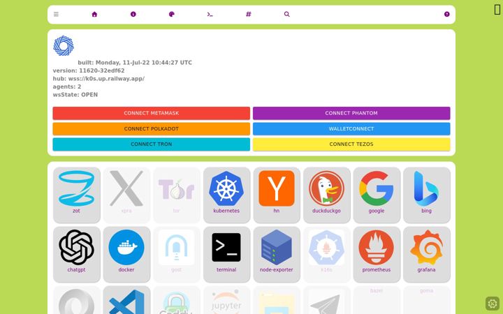Screenshot of k0s.io
