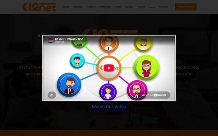 Screenshot of k12net.com