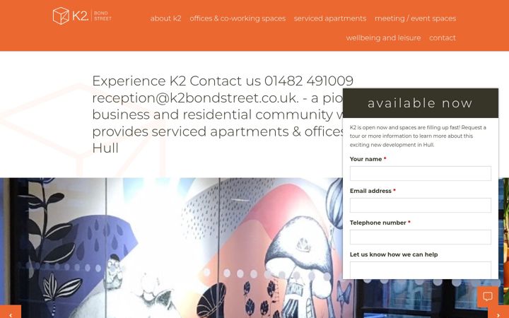 Screenshot of k2bondstreet.co.uk