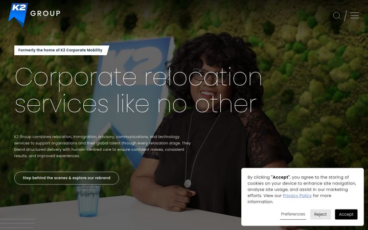 Screenshot of k2corporatemobility.com