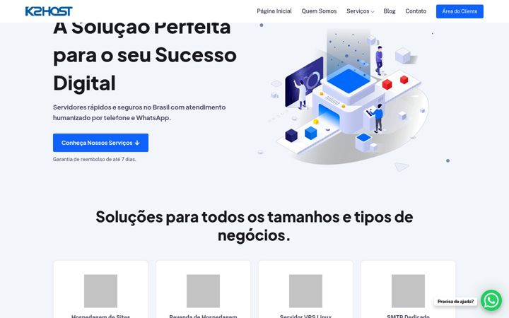 Screenshot of k2host.com.br