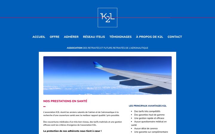 Screenshot ta' k2l-sante.fr