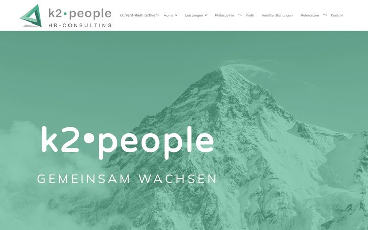 Screenshot of k2people.de