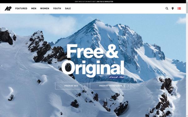 Screenshot of k2snow.com