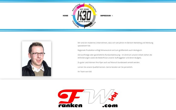 Screenshot of k30medien.com
