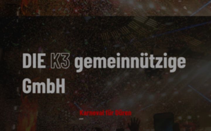 Screenshot of k3dueren.de