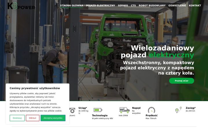 Screenshot of k8.net.pl