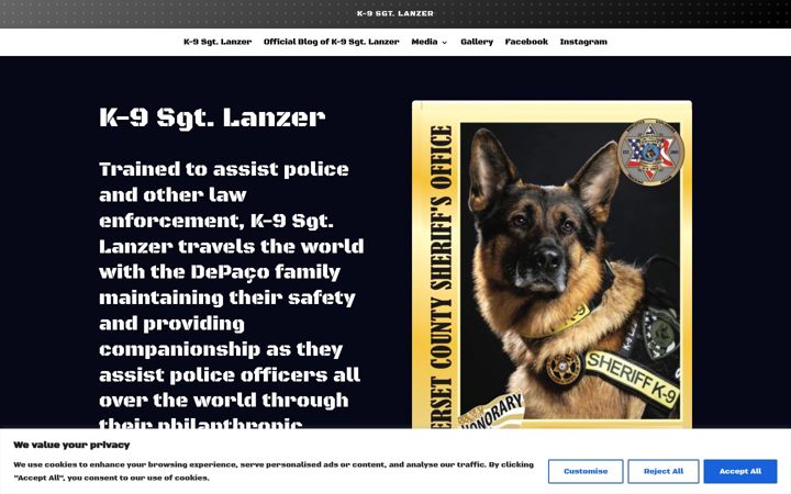 Screenshot of k9lanzer.com