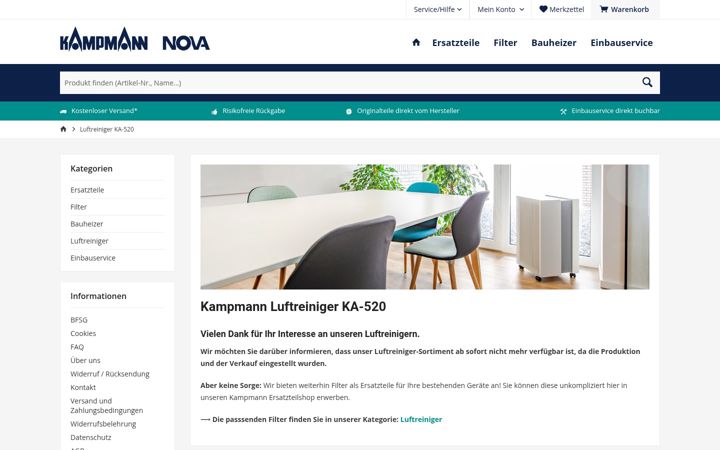 Screenshot of ka-520.de